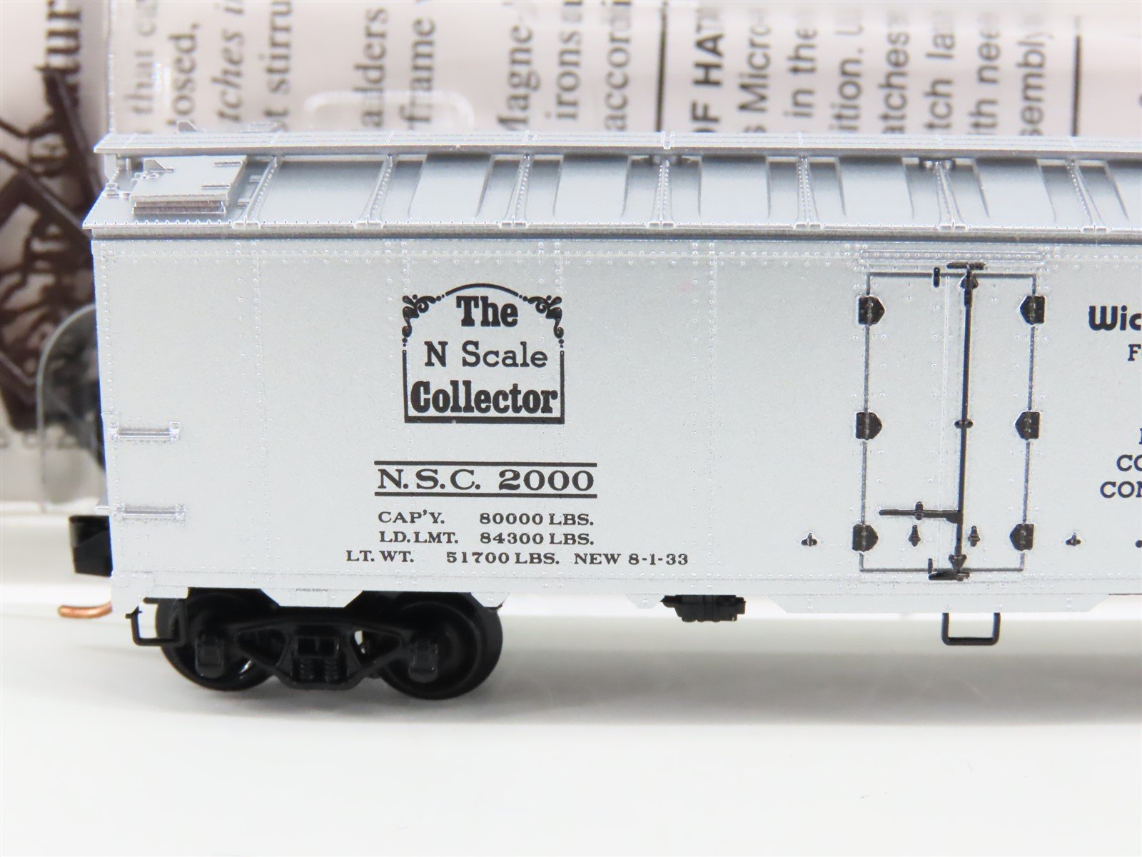 N Scale Micro-Trains MTL NSC 7-00 Wick Brandon Founding Father Reefer #2000