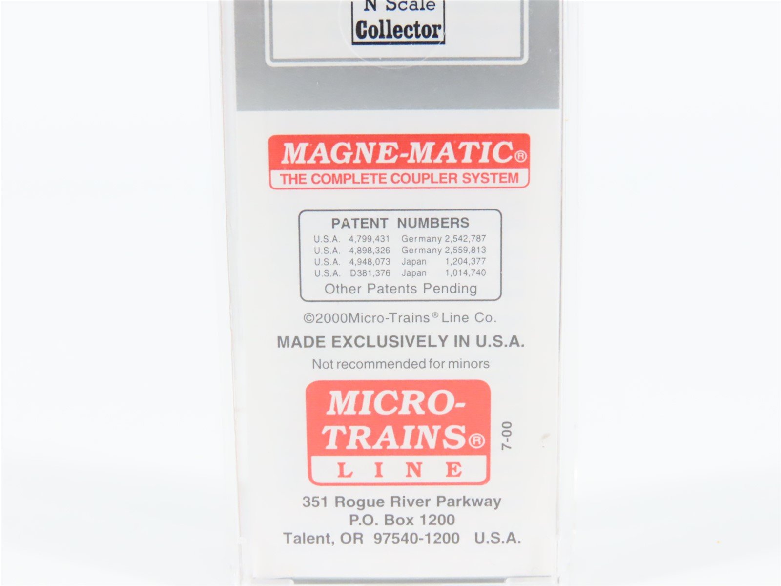 N Scale Micro-Trains MTL NSC 7-00 Wick Brandon Founding Father Reefer #2000