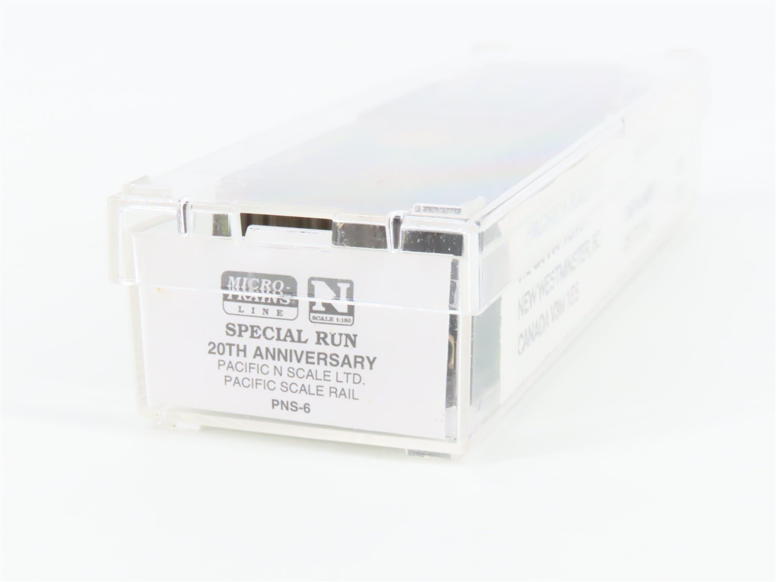 N Micro-Trains MTL Special Run PNS Pacific N Scale 20th Anniversary Box Car 1994