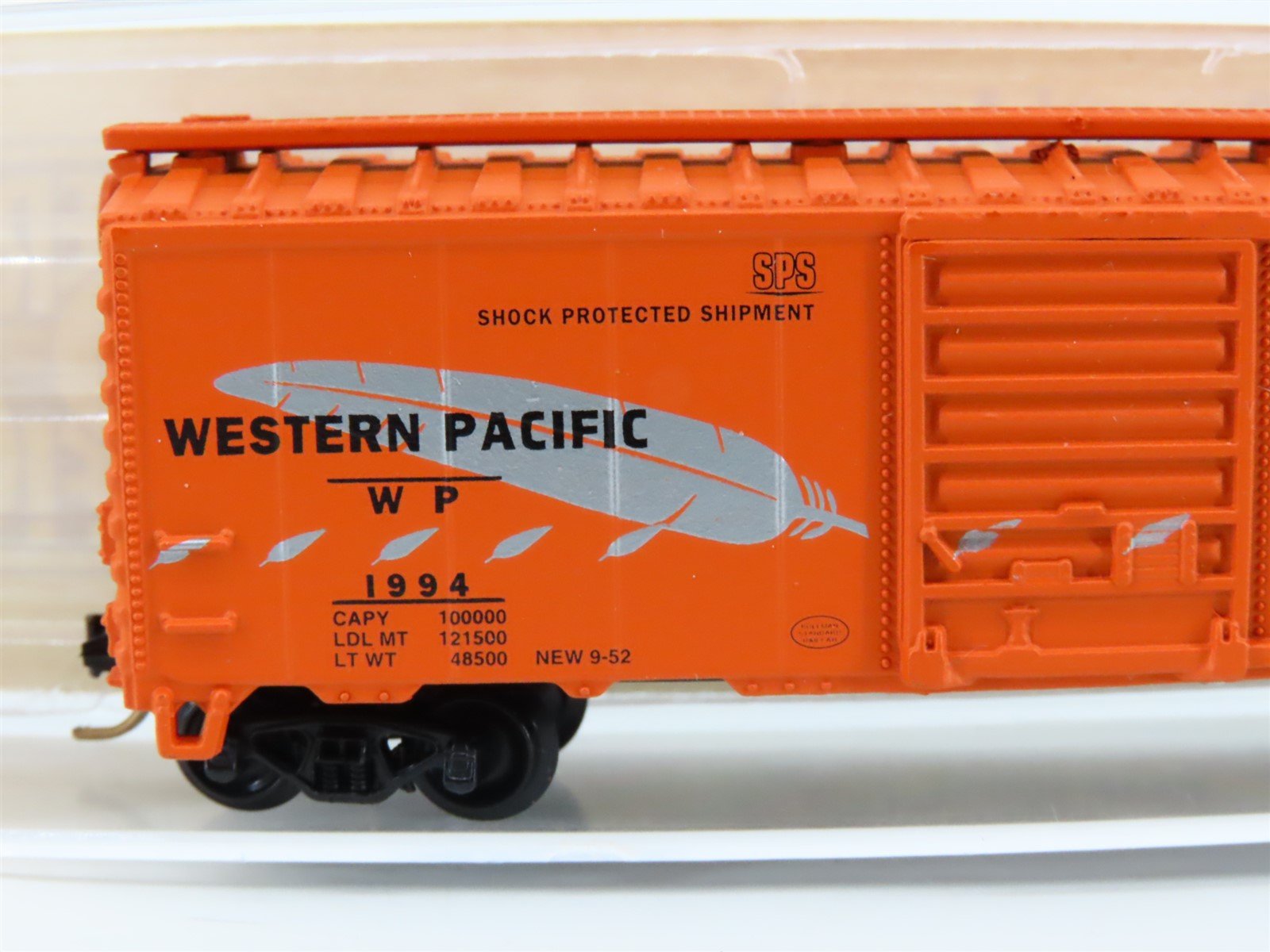 N Scale Atlas NSC Convention 1994 WP Western Pacific Feather Box Car #1994