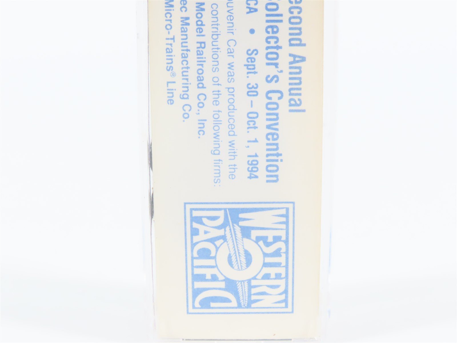 N Scale Atlas NSC Convention 1994 WP Western Pacific Feather Box Car #1994