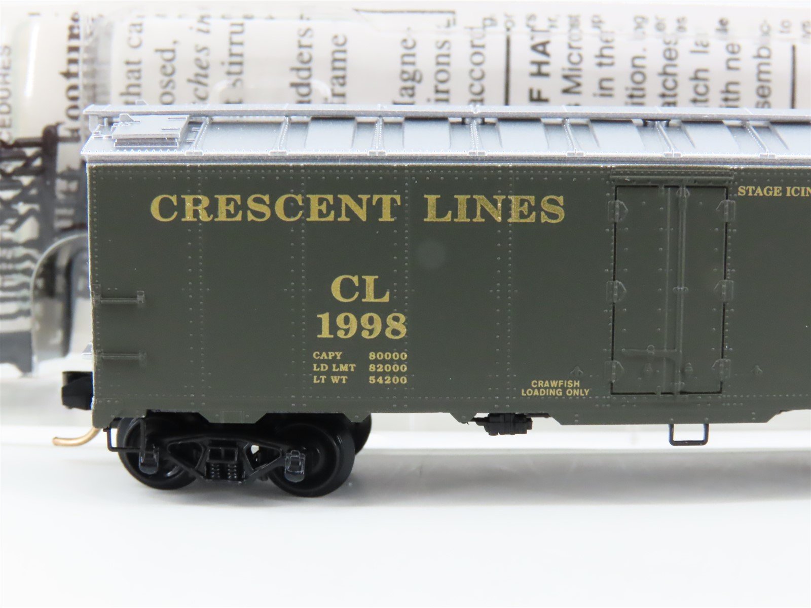 N Scale Micro-Trains MTL CL Crescent Lines Lone Star Region Reefer #1998