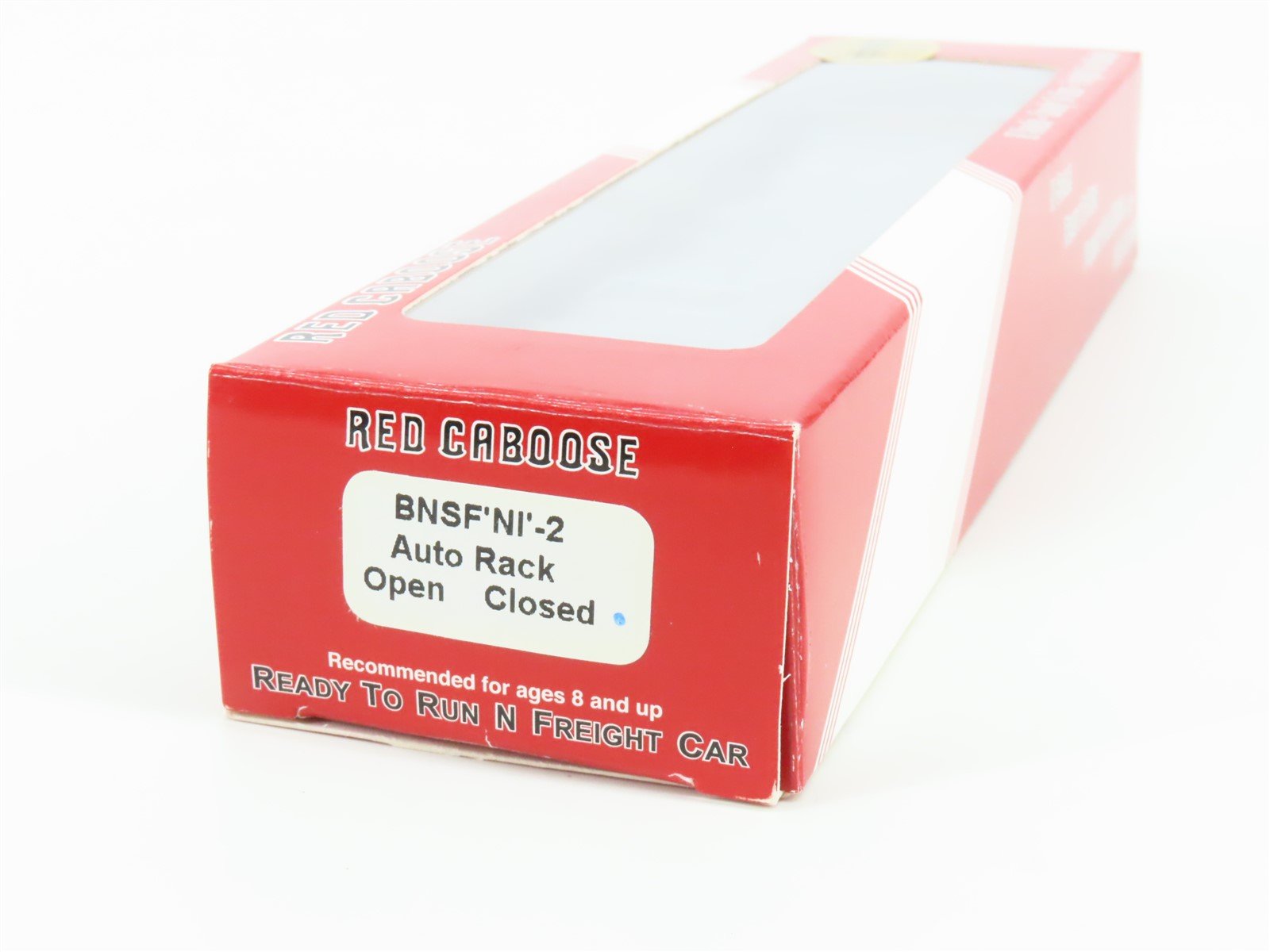 N Scale Red Caboose BLW RM-19202-2 TTGX BNSF Railway Bi-Level Auto Rack #158868