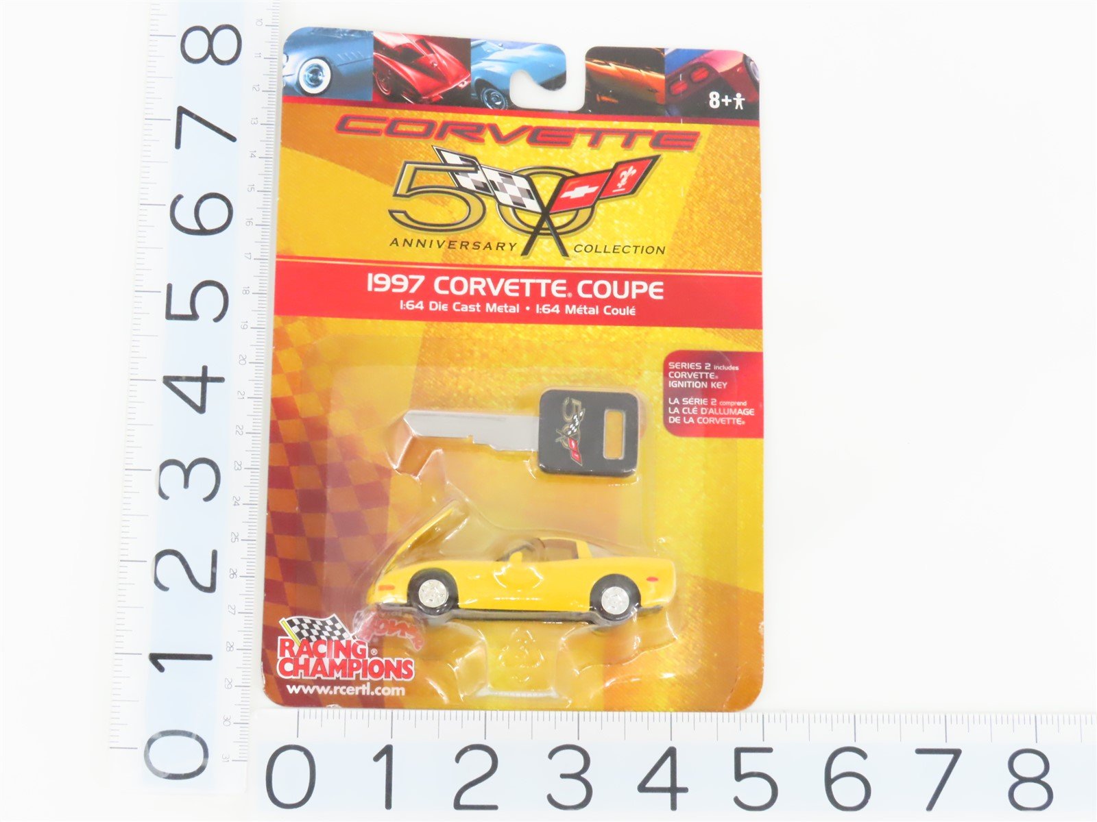 LOT of 6 1:64 Scale Racing Champions Die-Cast 1950s 60s & 90s Corvette Vehicles