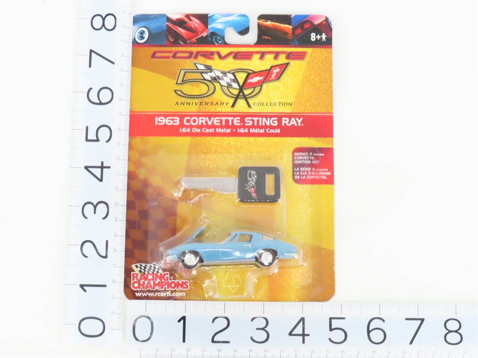 LOT of 6 1:64 Scale Racing Champions Die-Cast 1950s 60s & 90s Corvette Vehicles