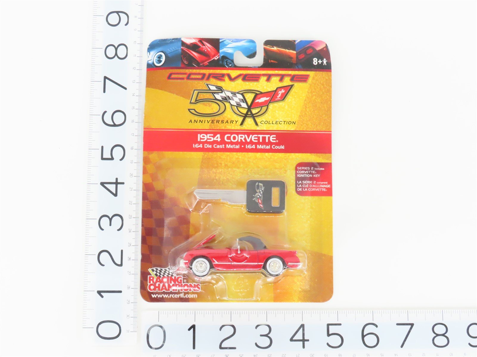 LOT of 6 1:64 Scale Racing Champions Die-Cast 1950s 60s & 90s Corvette Vehicles