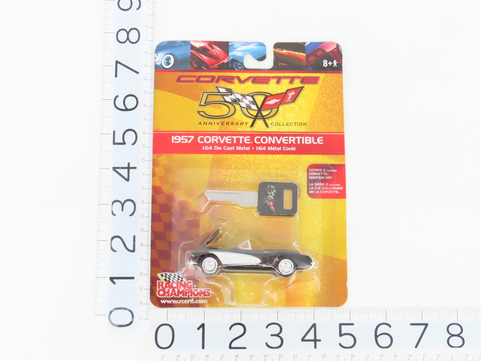 LOT of 6 1:64 Scale Racing Champions Die-Cast 1950s 60s & 90s Corvette Vehicles