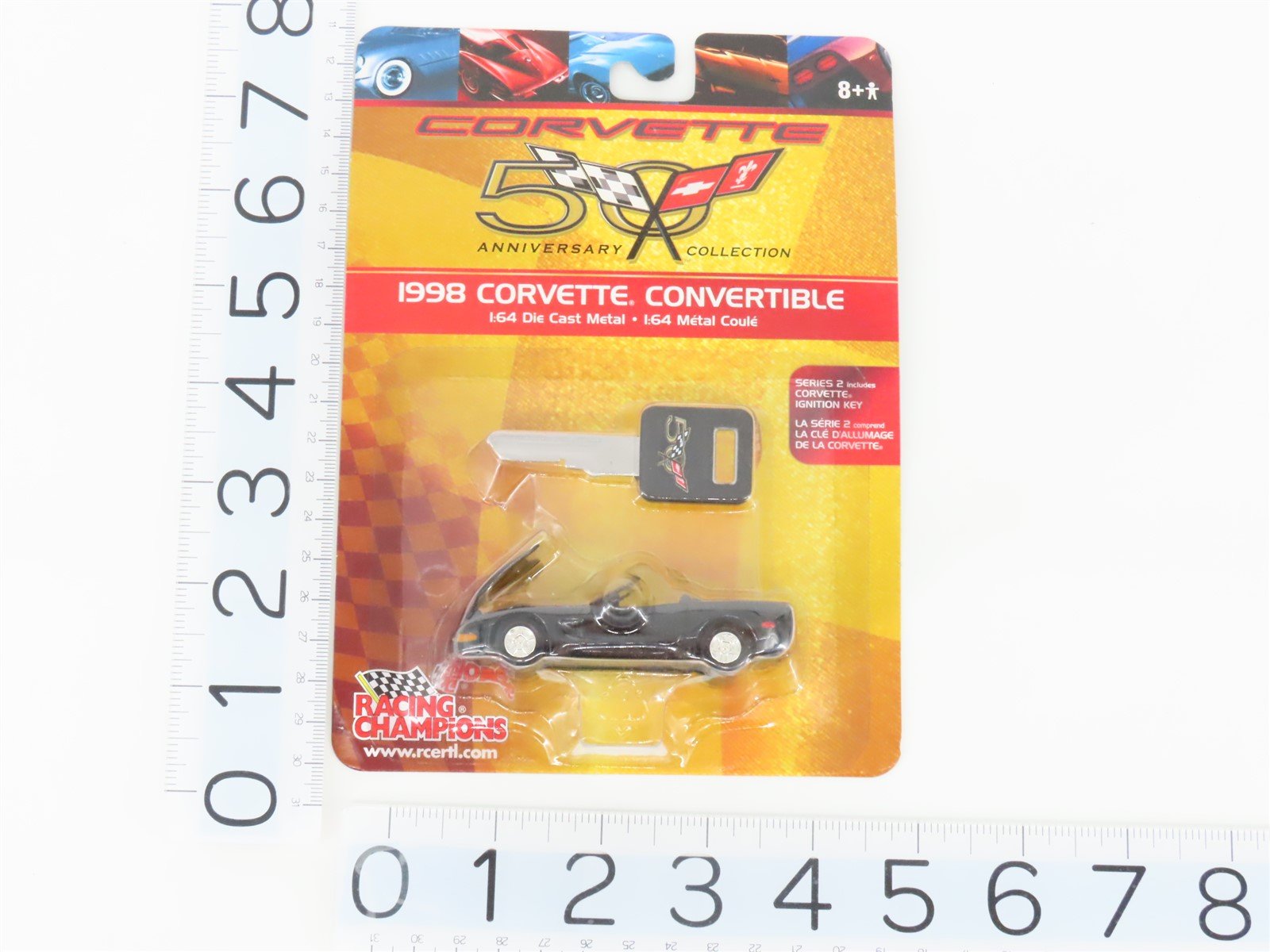 LOT of 6 1:64 Scale Racing Champions Die-Cast 1950s 60s & 90s Corvette Vehicles