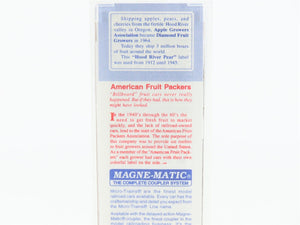 N Micro-Trains MTL AFPX Northwest Fruit Growers Hood River Pears Reefer 11478