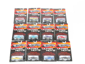 LOT of 12 Hot Wheels Ultra Hots Die-Cast Camaro, GTO, & Nomad Cars