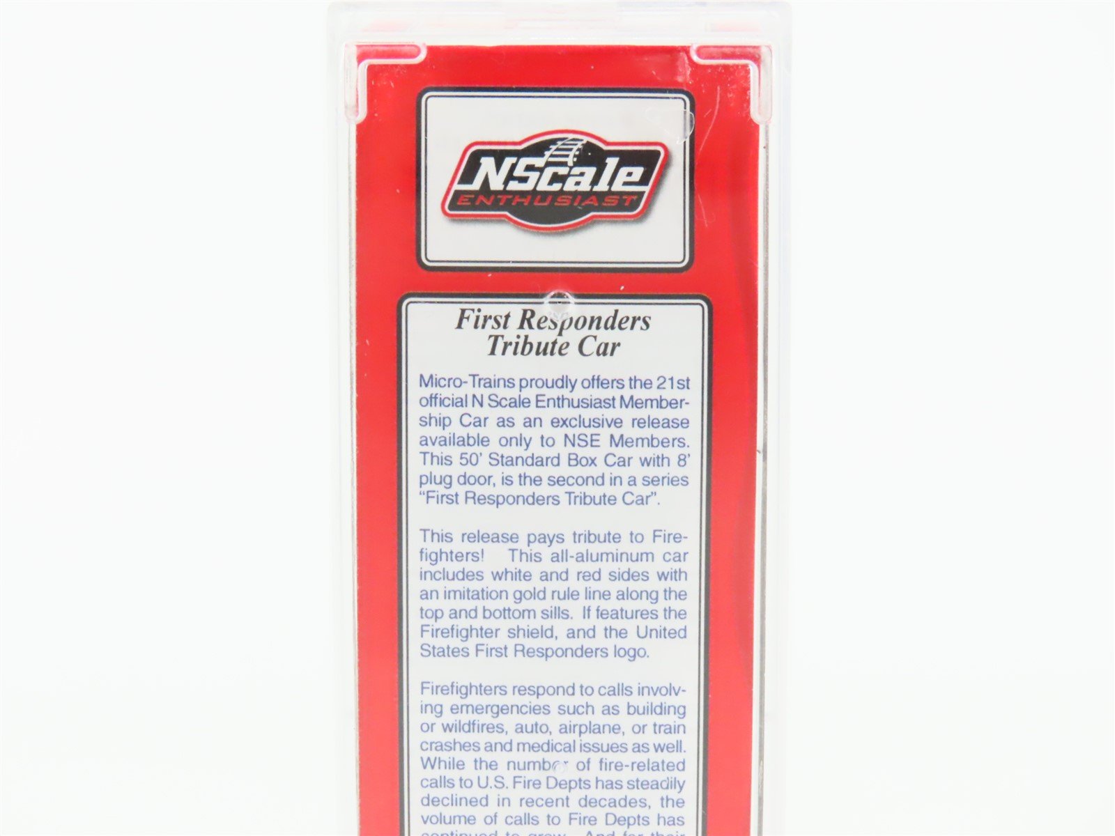 N Micro-Trains MTL NSE 21-01 USFR First Responders Tribute Fire Fighters Box Car