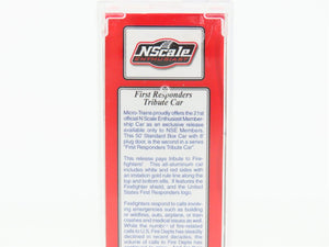 N Micro-Trains MTL NSE 21-01 USFR First Responders Tribute Fire Fighters Box Car