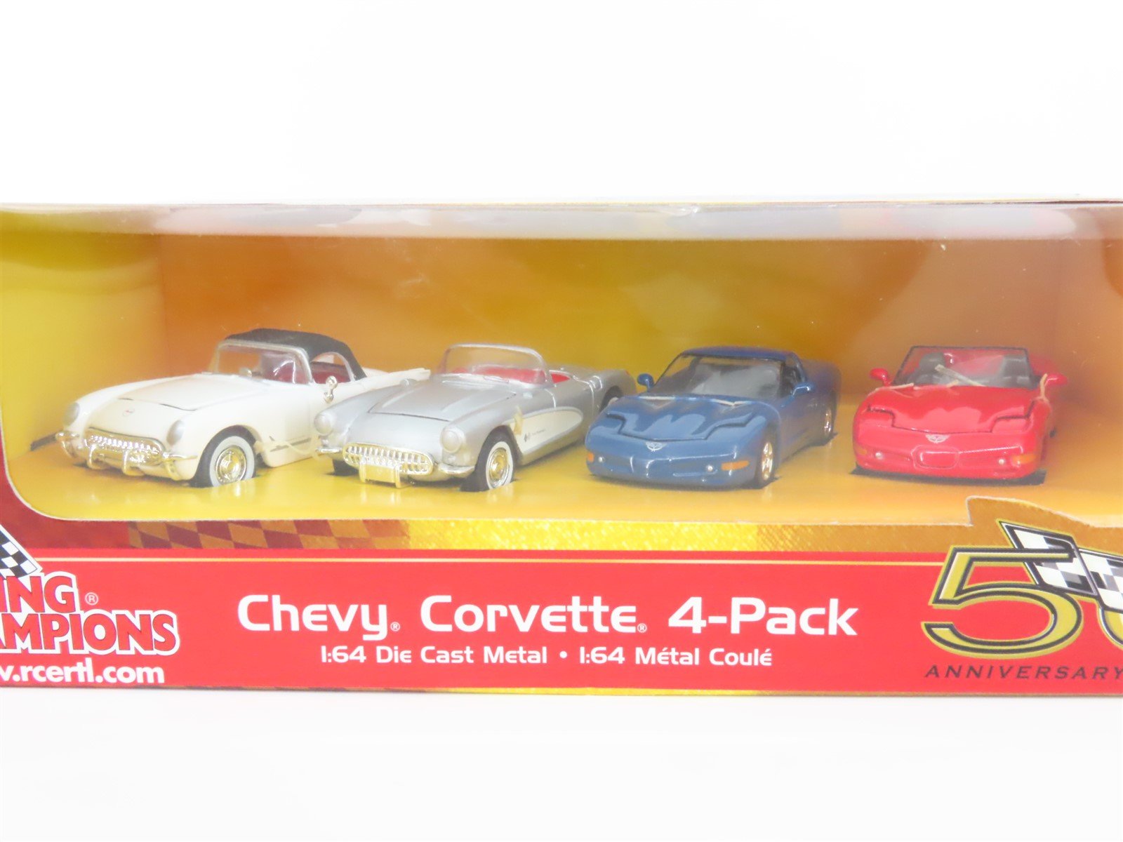LOT of 16 1:64 Scale Racing Champions Die-Cast 1950-90s Corvette Vehicles
