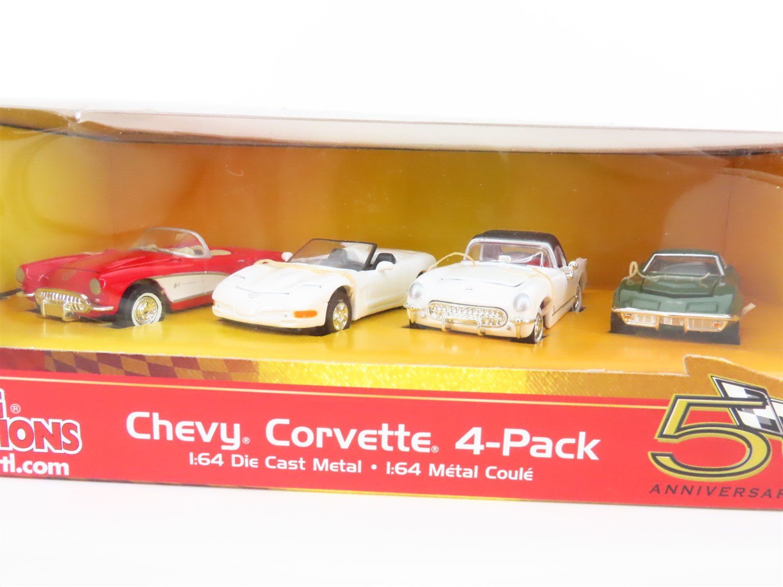 LOT of 16 1:64 Scale Racing Champions Die-Cast 1950-90s Corvette Vehicles