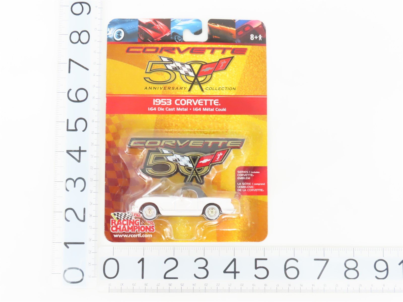 LOT of 16 1:64 Scale Racing Champions Die-Cast 1950-90s Corvette Vehicles