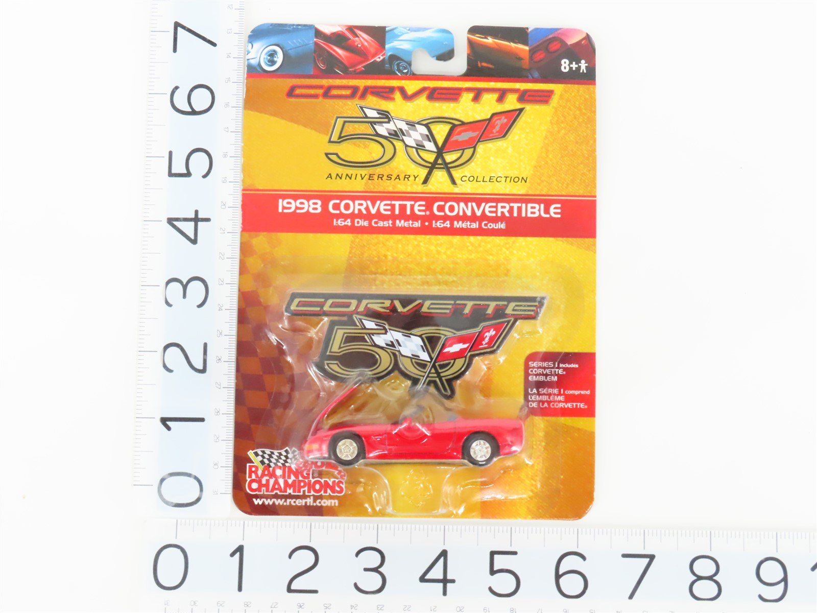 LOT of 16 1:64 Scale Racing Champions Die-Cast 1950-90s Corvette Vehicles