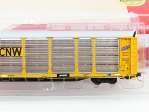 N Scale Red Caboose RM-19153-8 TTGX CNW Chicago North Western Auto Rack #912569