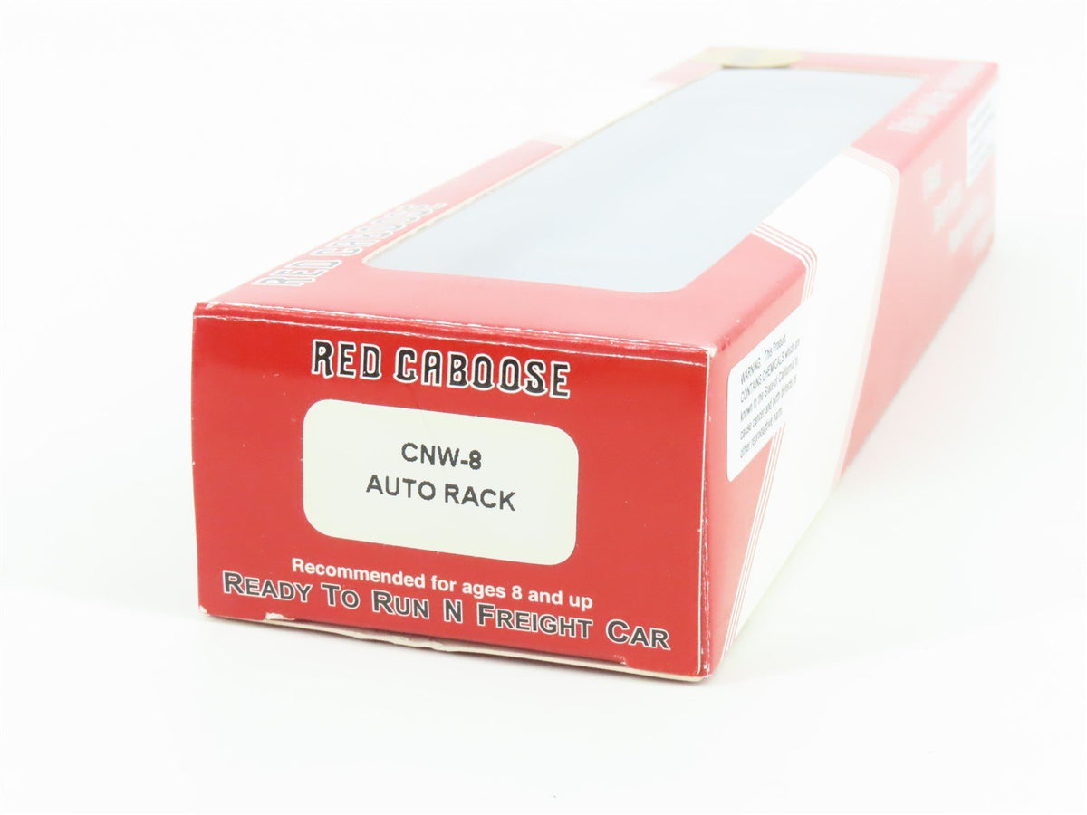 N Scale Red Caboose RM-19153-8 TTGX CNW Chicago North Western Auto Rack #912569