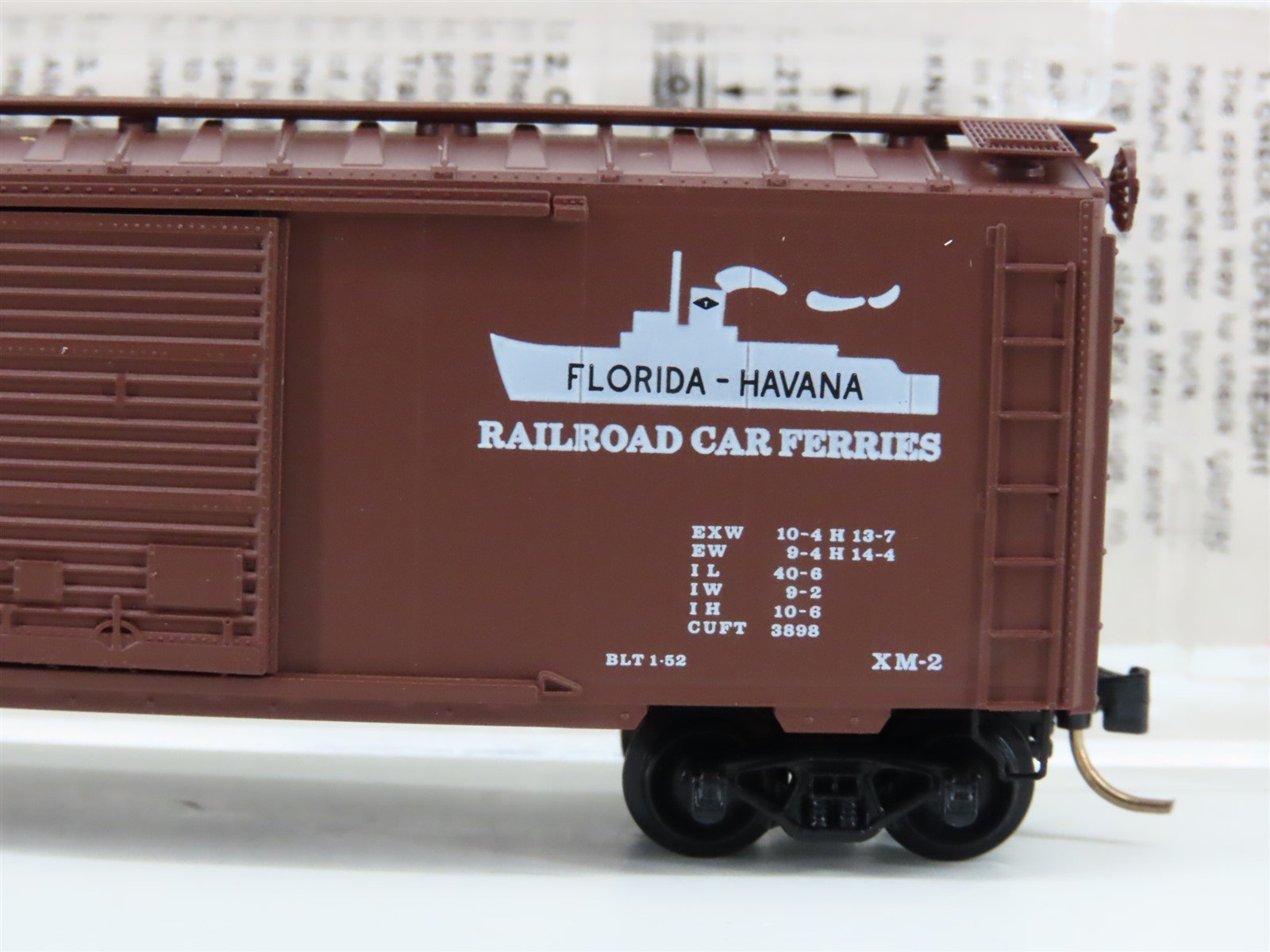 N Micro-Trains MTL 20106 WIF West India Fruit Florida-Havana Box Car 344