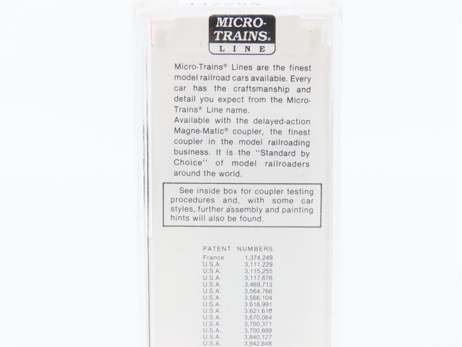 N Micro-Trains MTL 20106 WIF West India Fruit Florida-Havana Box Car 344