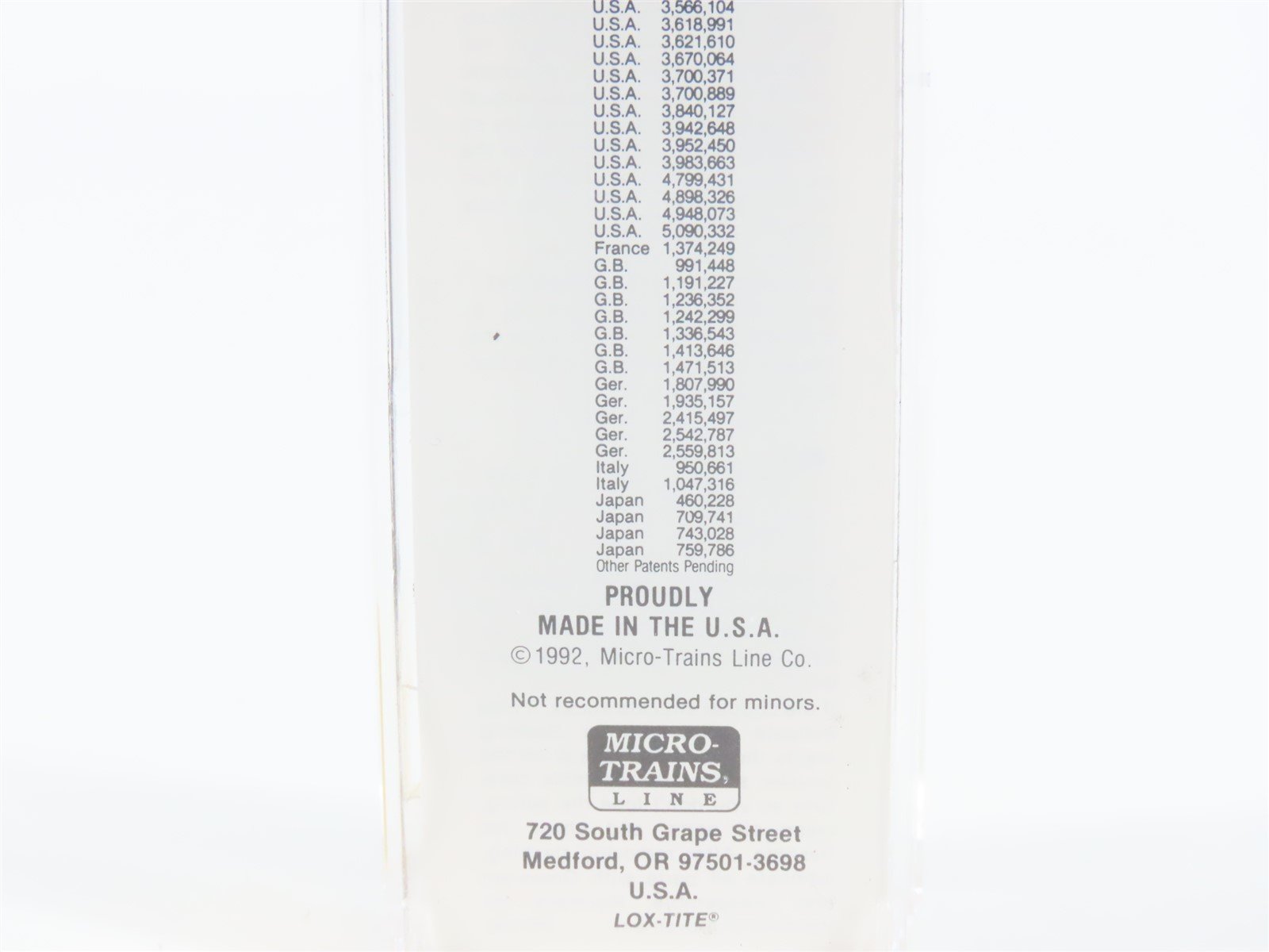 N Scale Micro-Trains MTL 20630 WIF West India Fruit Route to Cuba Box Car 101