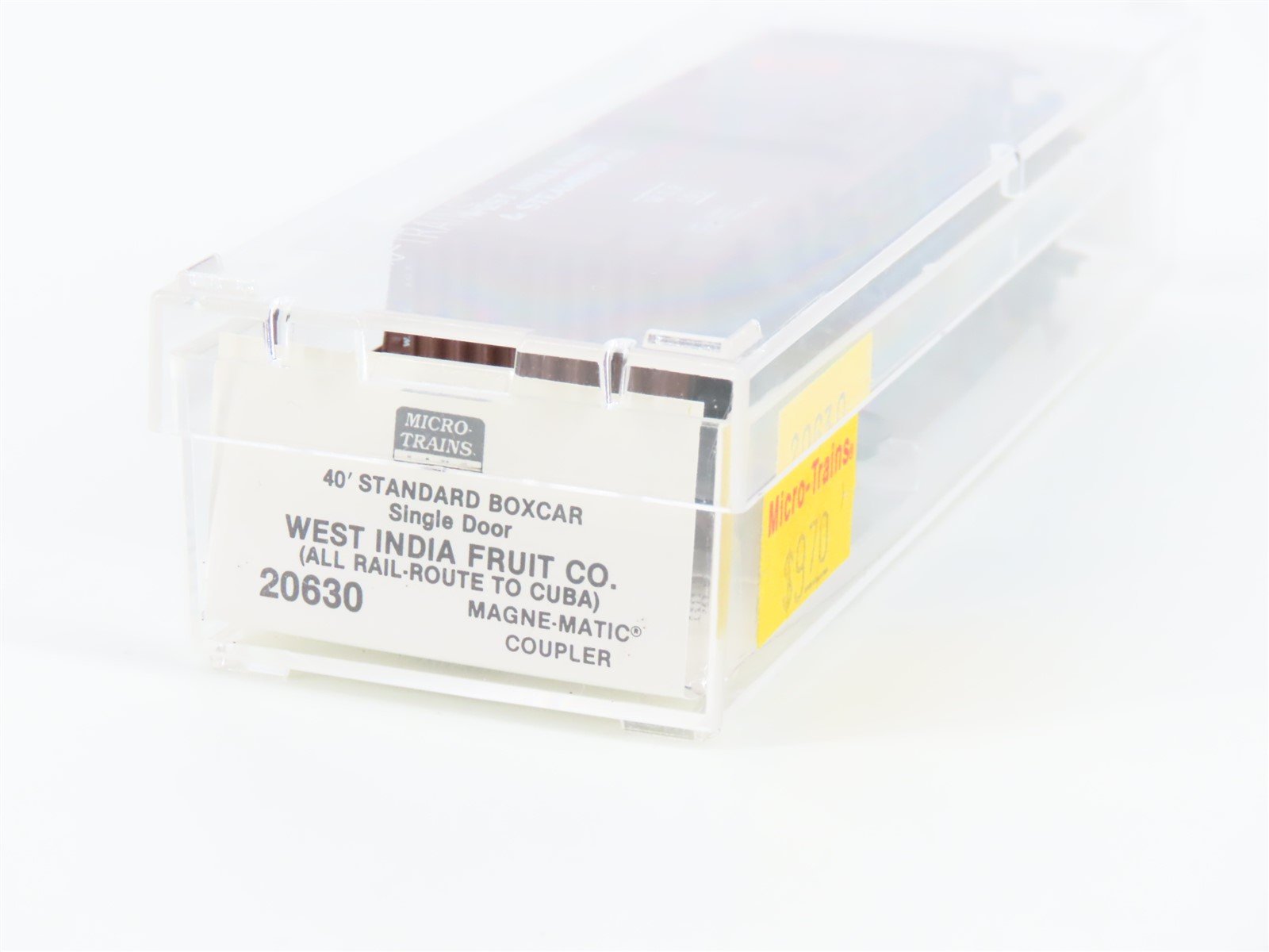 N Scale Micro-Trains MTL 20630 WIF West India Fruit Route to Cuba Box Car 101