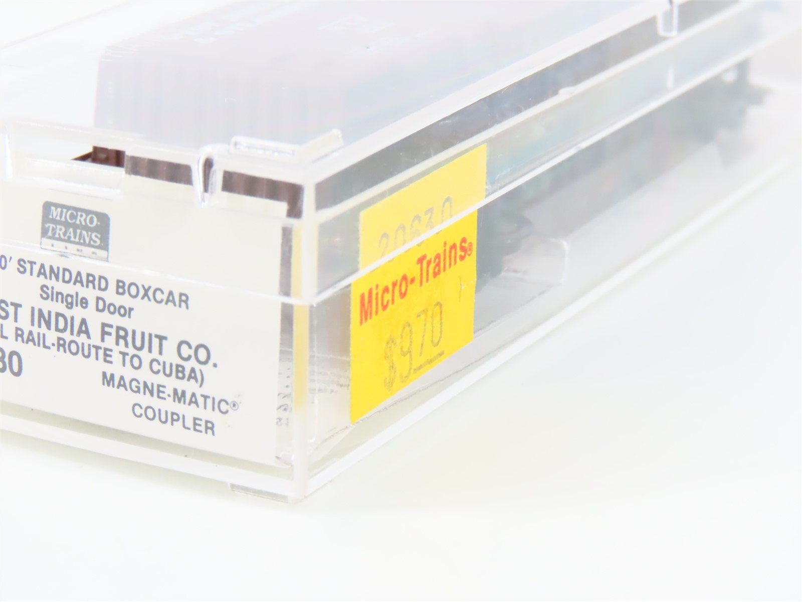 N Scale Micro-Trains MTL 20630 WIF West India Fruit Route to Cuba Box Car 101