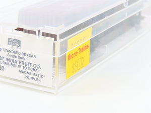 N Scale Micro-Trains MTL 20630 WIF West India Fruit Route to Cuba Box Car 101