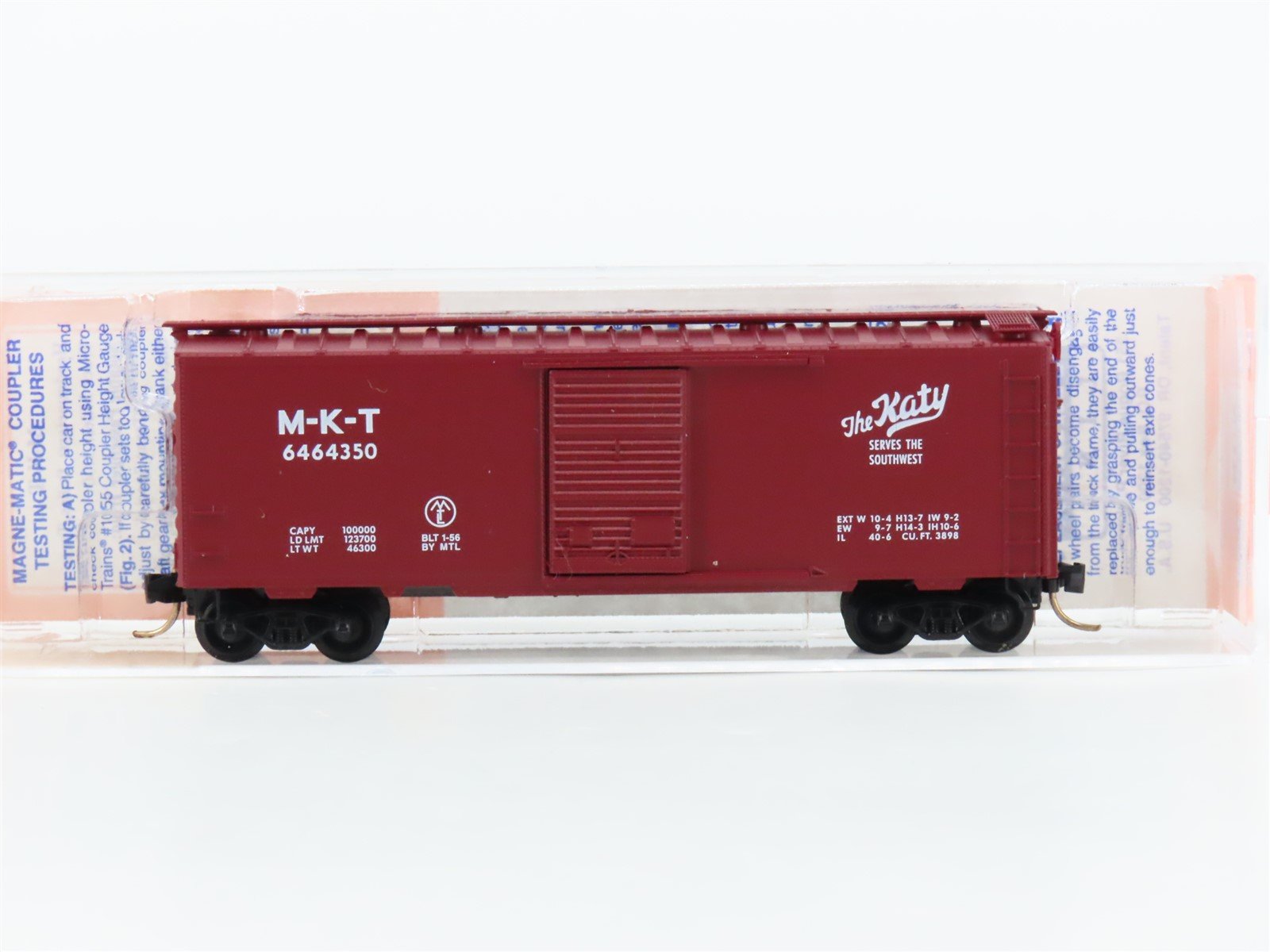 N Scale Micro-Trains MTL 6464 Collectors Series MKT "The Katy" Box Car #6464350