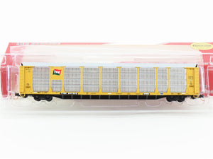 N Scale Red Caboose RM-19013-4 TTGX TFM Bi-Level Auto Rack #987860