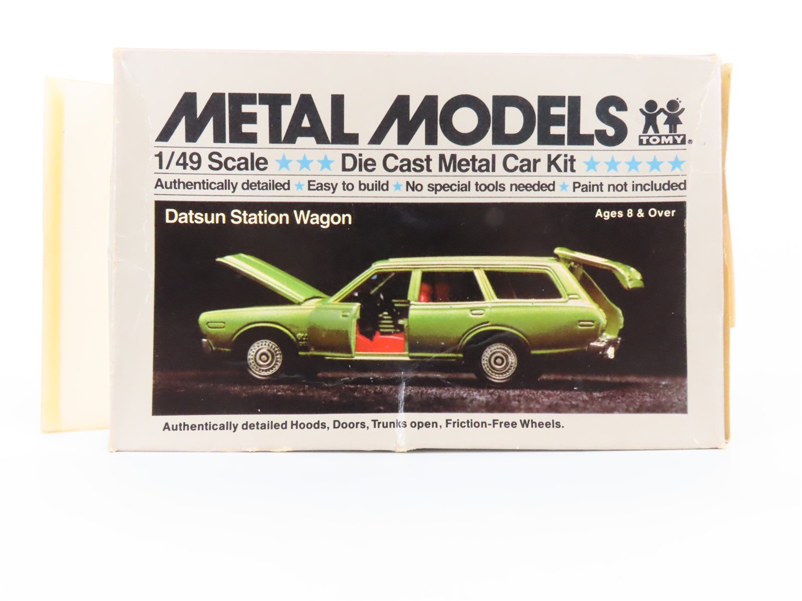 LOT of 7 1:45/47/48 Scale Die-Cast AMT Datsun, Corona Mark III, Celica Car Kits