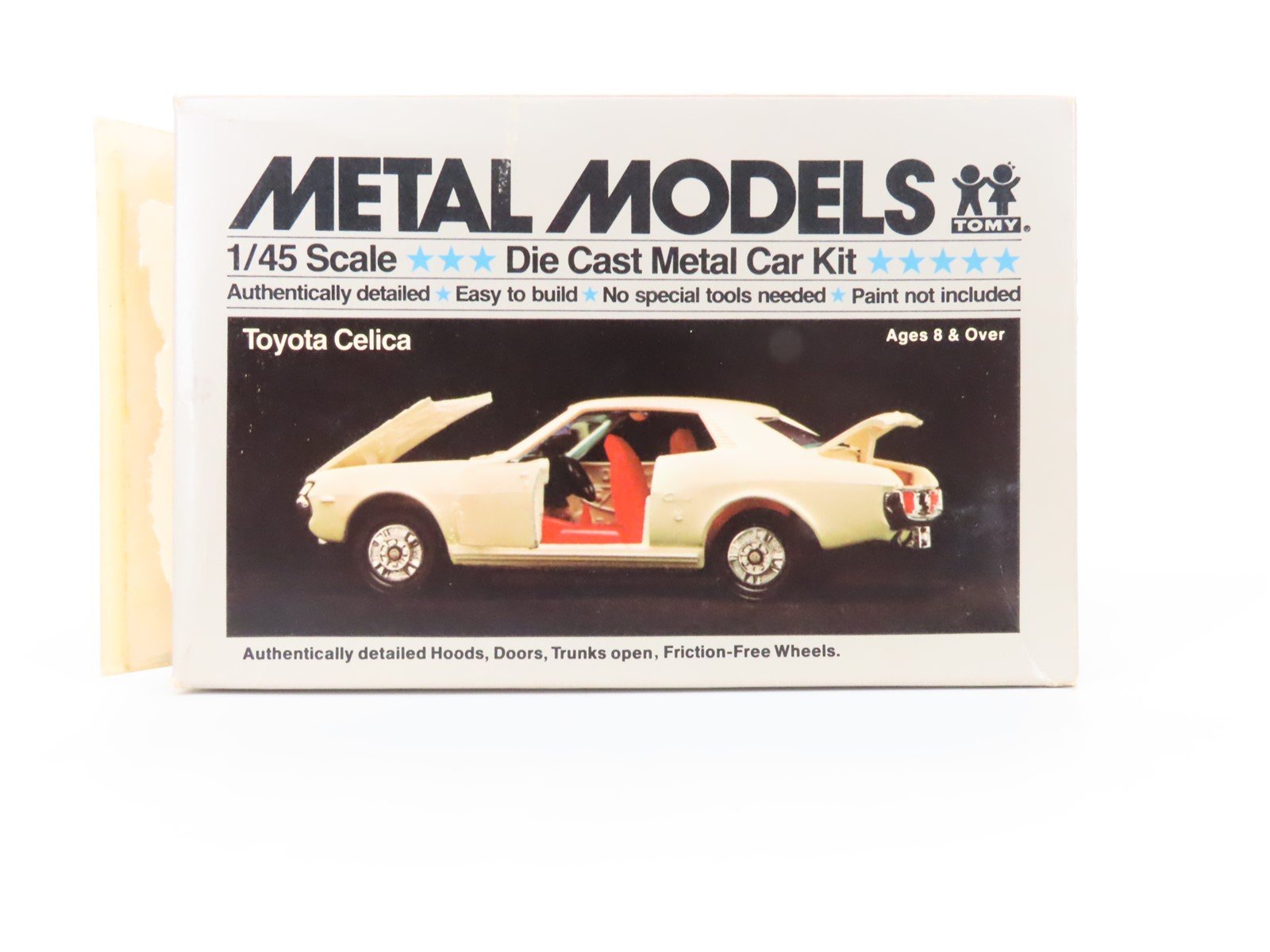 LOT of 7 1:45/47/48 Scale Die-Cast AMT Datsun, Corona Mark III, Celica Car Kits