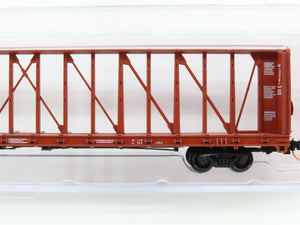 N Red Caboose RN-16701-1 KCS Kansas City Southern Centerbeam Flat Car #711051