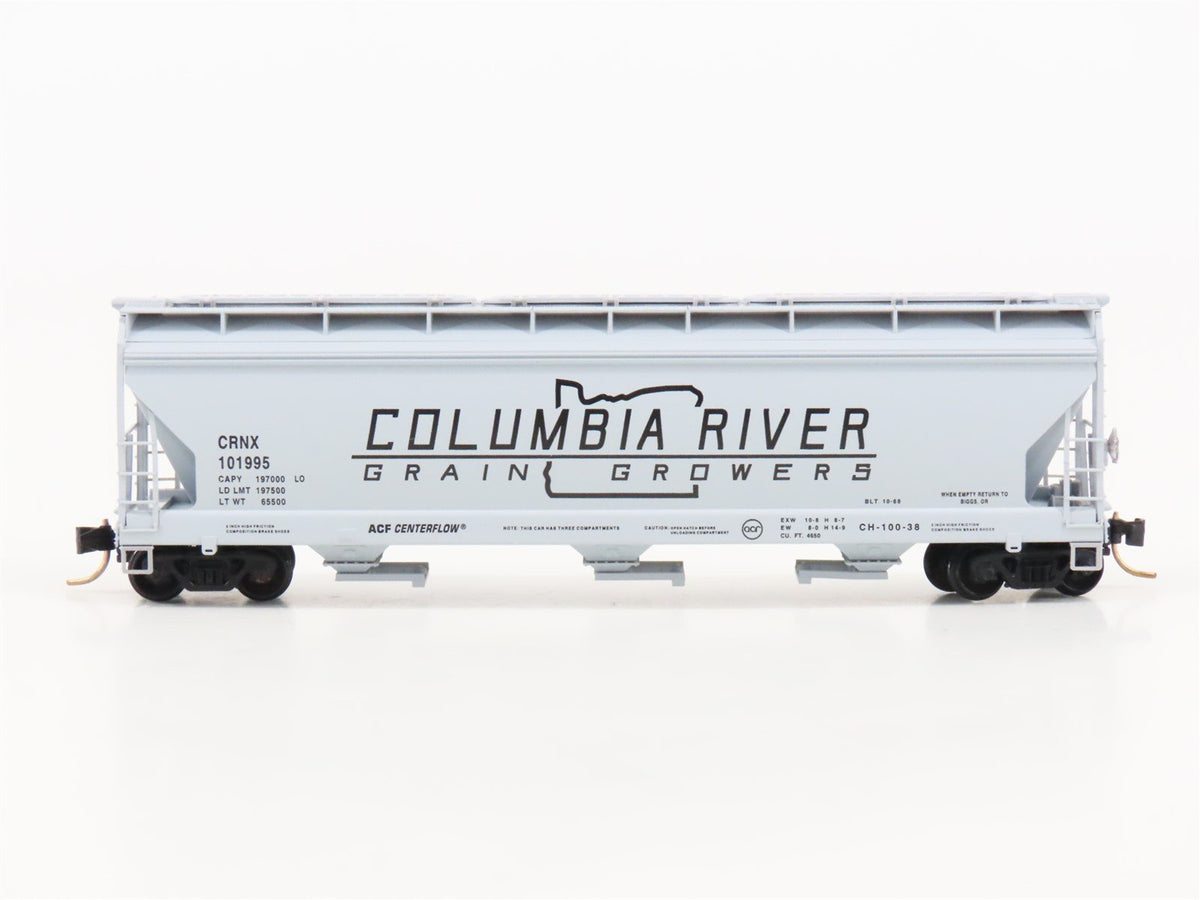 N Scale Micro Trains MTL CRNX Columbia River Grain Growers 3 Bay Hopper #101995