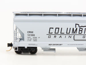 N Scale Micro Trains MTL CRNX Columbia River Grain Growers 3 Bay Hopper #101995