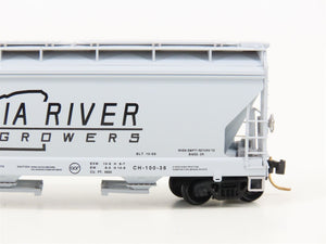 N Scale Micro Trains MTL CRNX Columbia River Grain Growers 3 Bay Hopper #101995