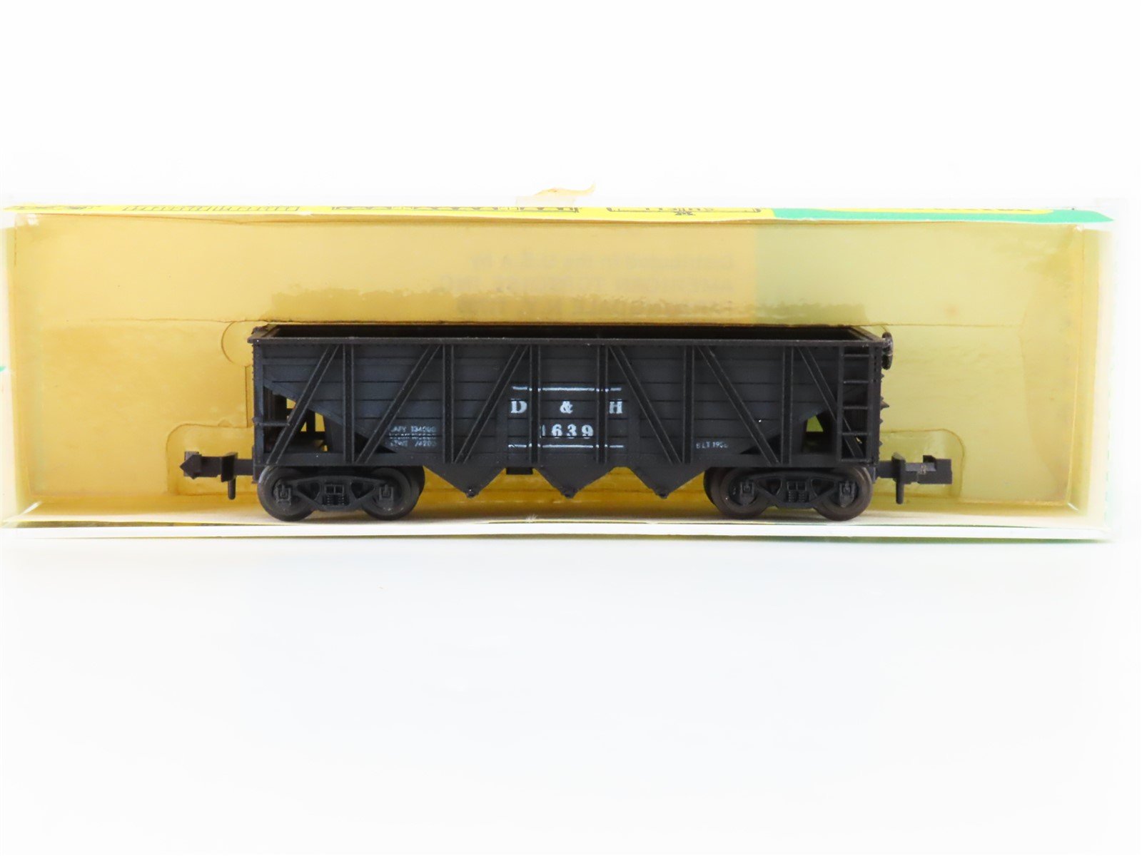 N Scale Minitrix 3181 D&H Delaware & Hudson 3-Bay Open Hopper #1639