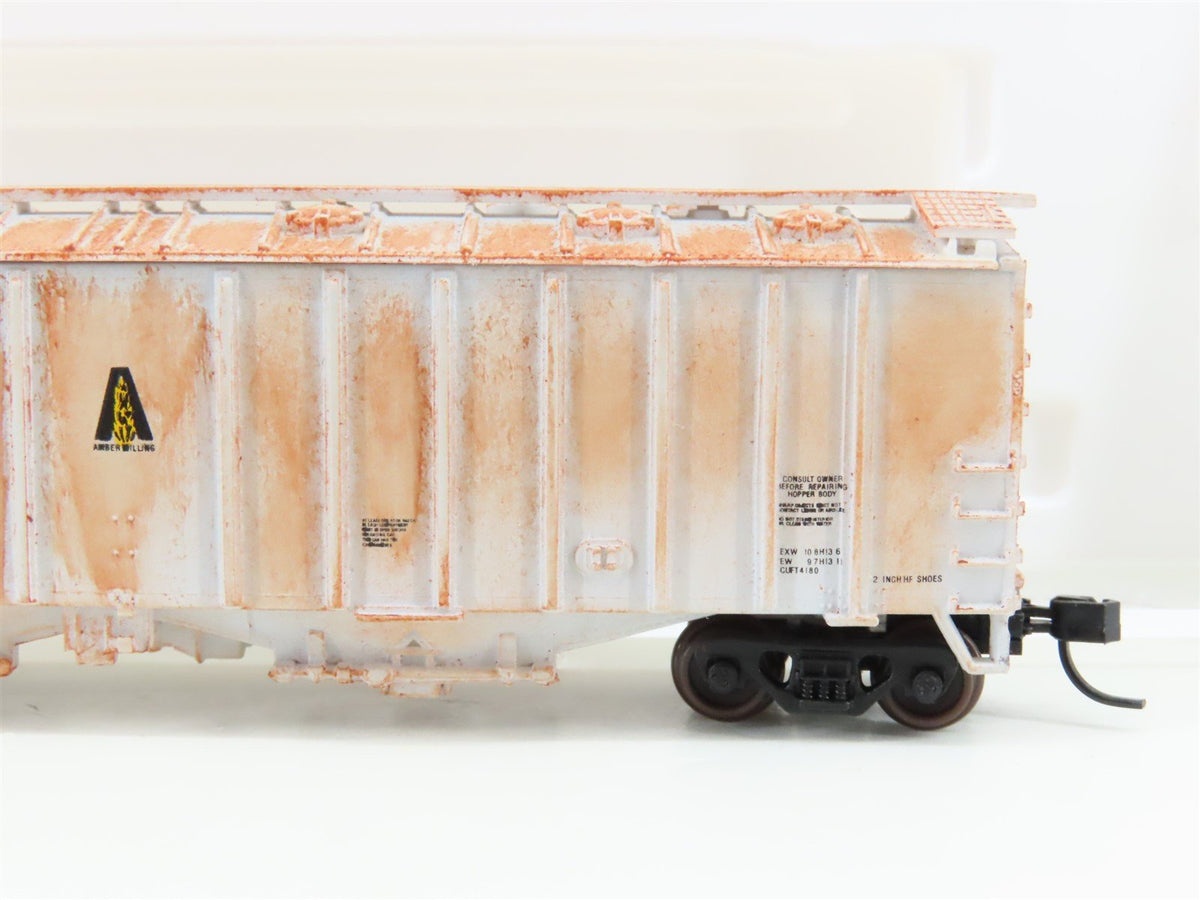 N Scale Bowser NRLX Amber Milling Cylindrical Hopper #156000 - Custom