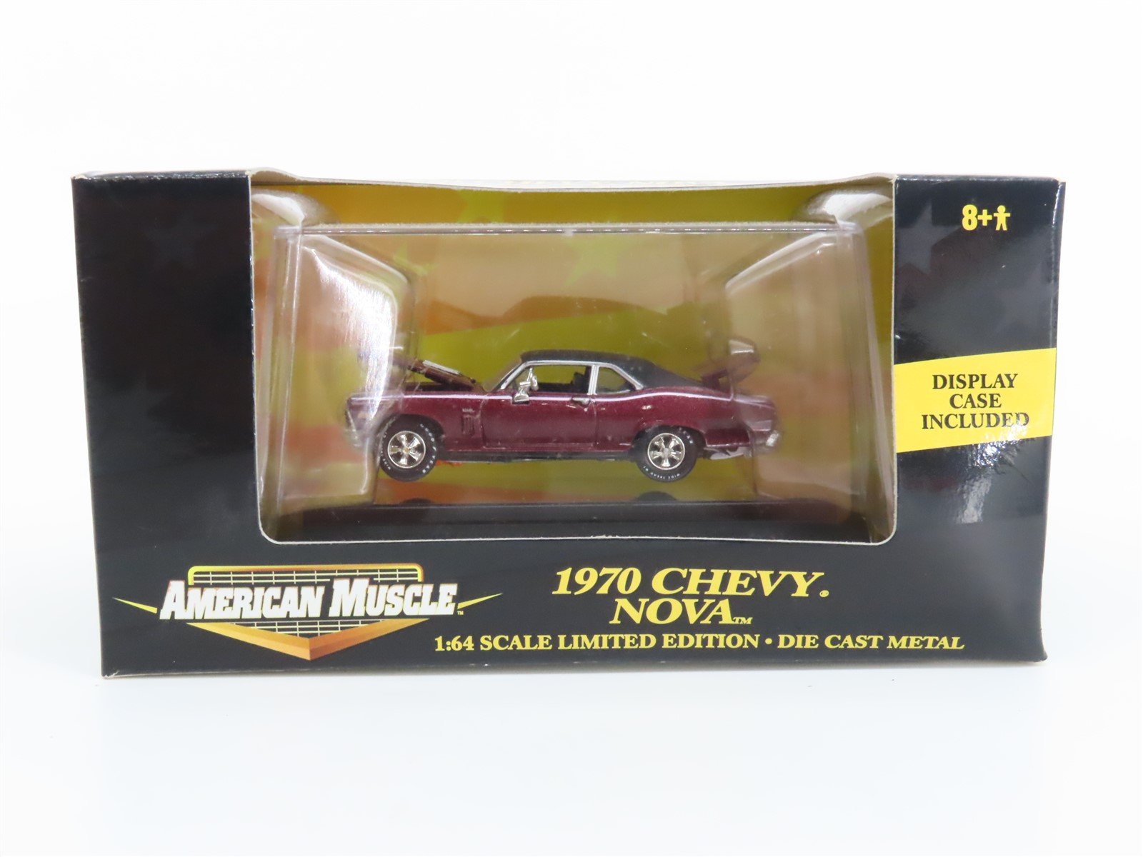 1:64 Scale American Muscle 32351 Die-Cast 1970 Chevy Nova Car