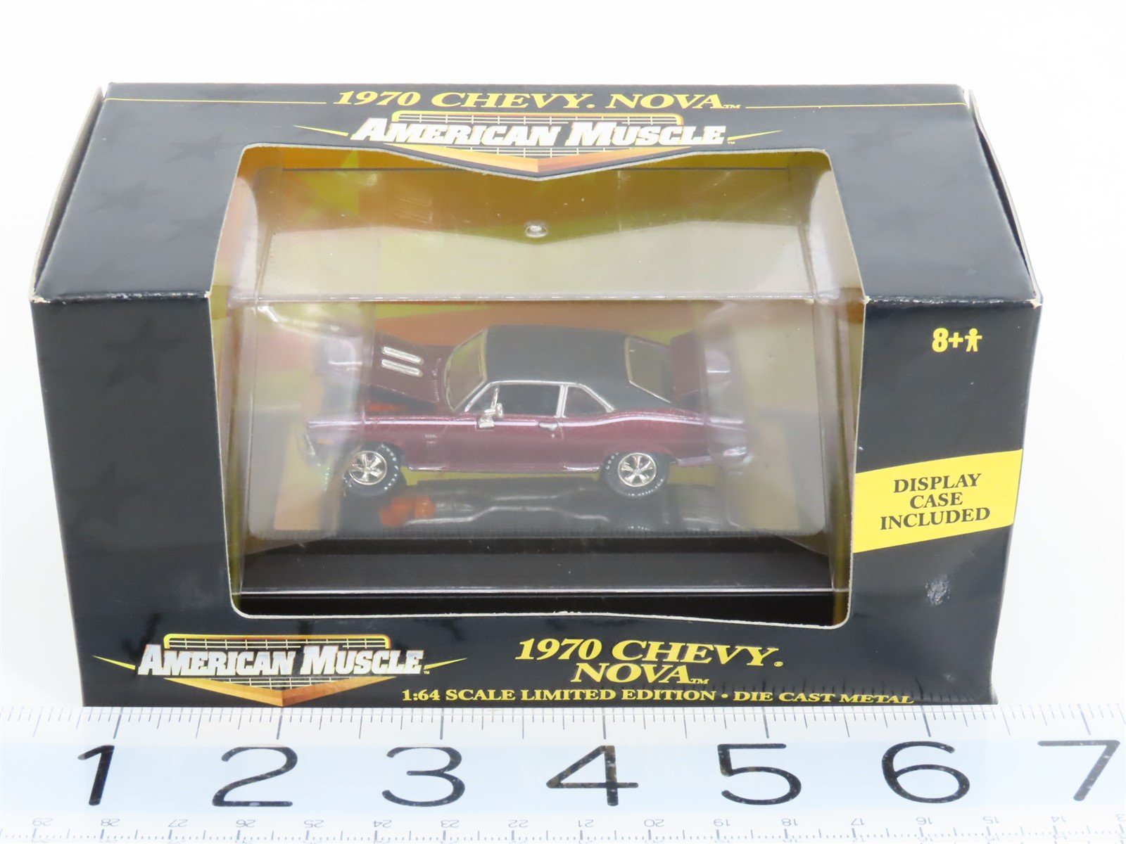 1:64 Scale American Muscle 32351 Die-Cast 1970 Chevy Nova Car