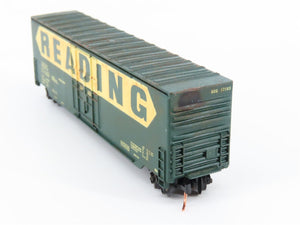 N Scale RDG Reading Railroad Plug Door Boxcar #17163 - Custom Weathered