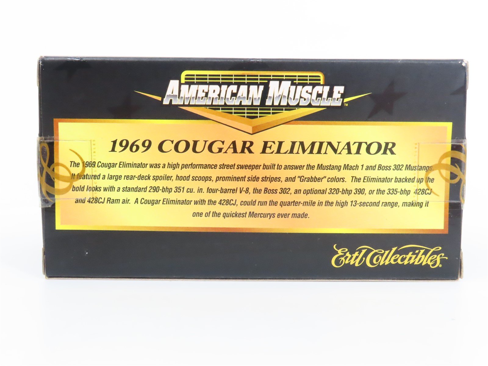1:64 Scale American Muscle 32344 Die-Cast 1969 Cougar Eliminator Car