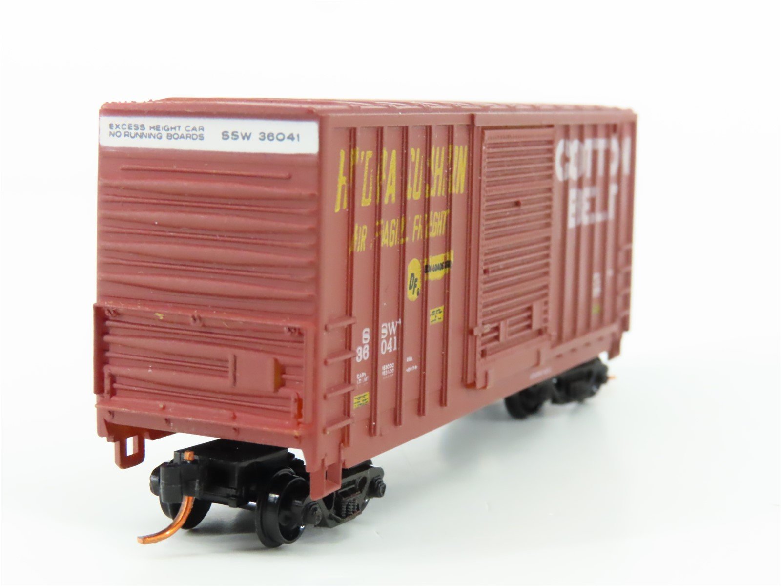 N Scale Bachmann 5141:150 SSW Cotton Belt 41' Hi-Cube Box Car #36041 - Custom