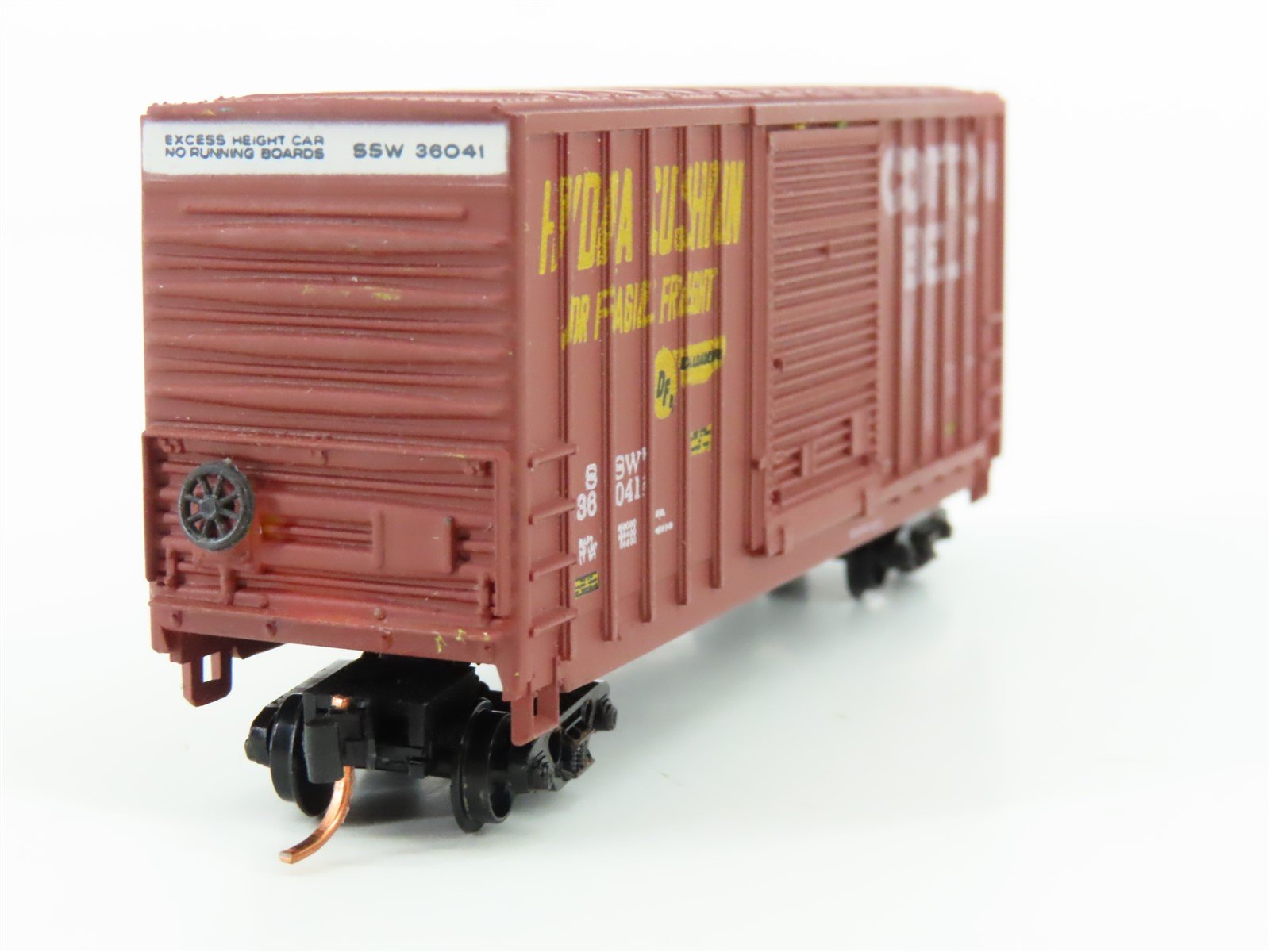 N Scale Bachmann 5141:150 SSW Cotton Belt 41' Hi-Cube Box Car #36041 - Custom