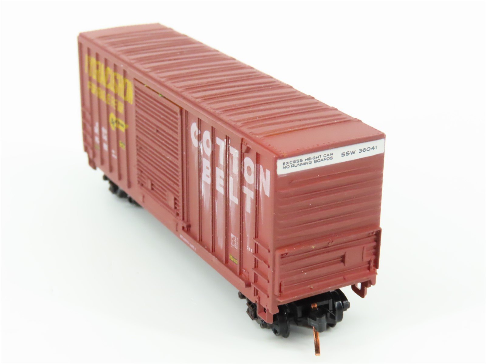 N Scale Bachmann 5141:150 SSW Cotton Belt 41' Hi-Cube Box Car #36041 - Custom