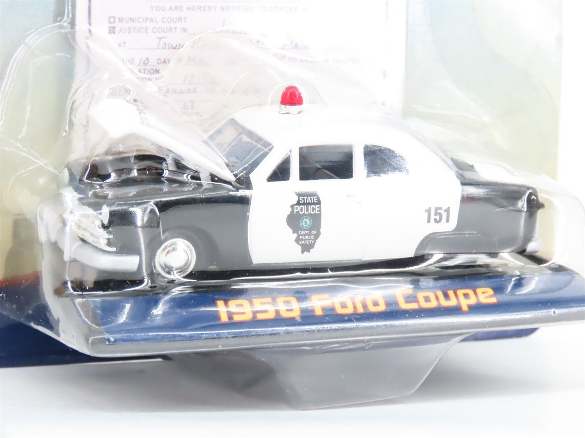 1:64 Scale Route 66 Die-Cast 1950 Ford Coupe Illinois State Police Car