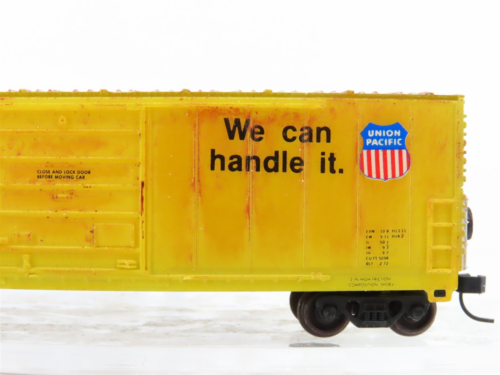 N Scale Industrial Rail 7793 UP Union Pacific Box Car #499051 - Custom