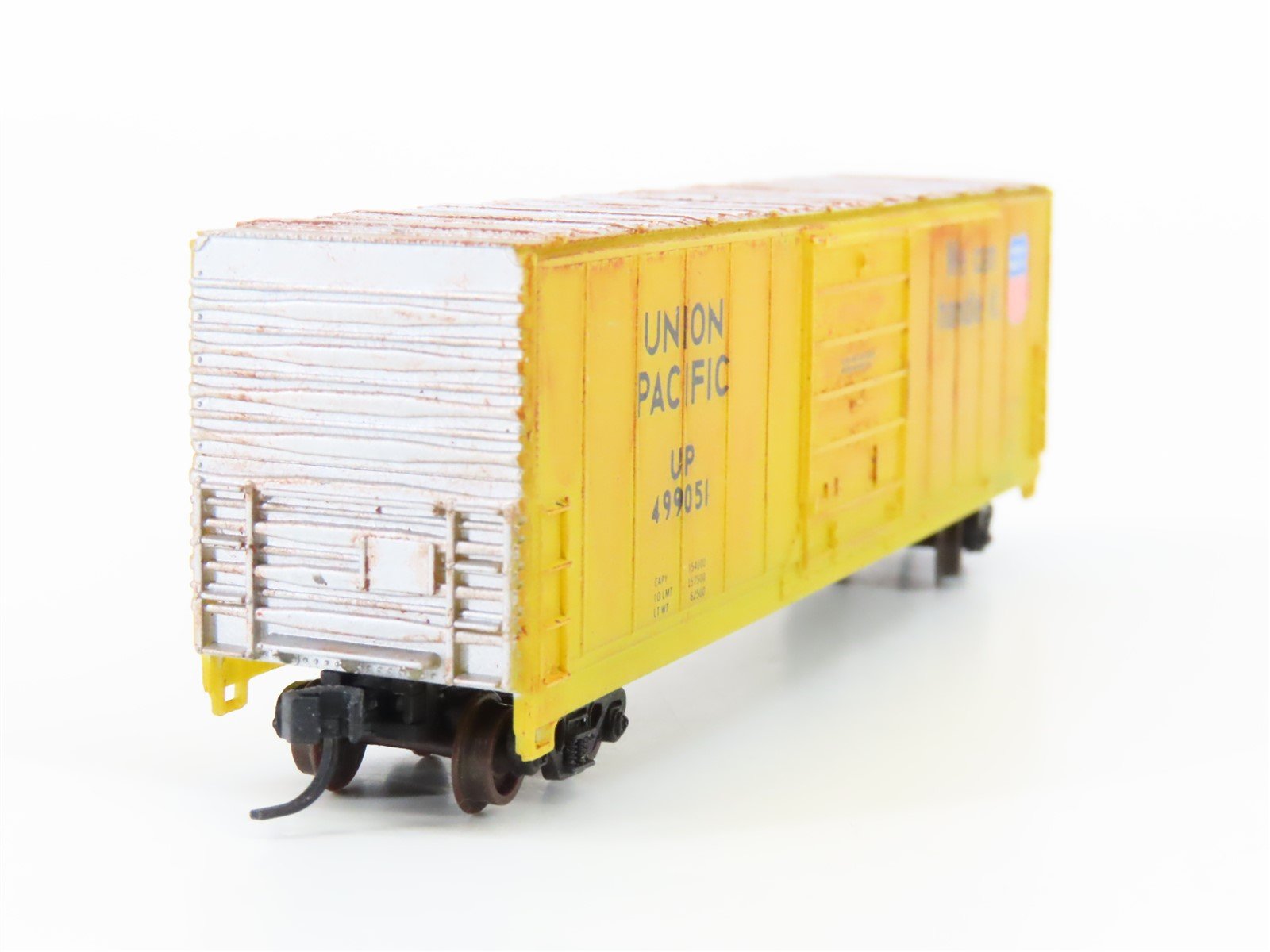 N Scale Industrial Rail 7793 UP Union Pacific Box Car #499051 - Custom