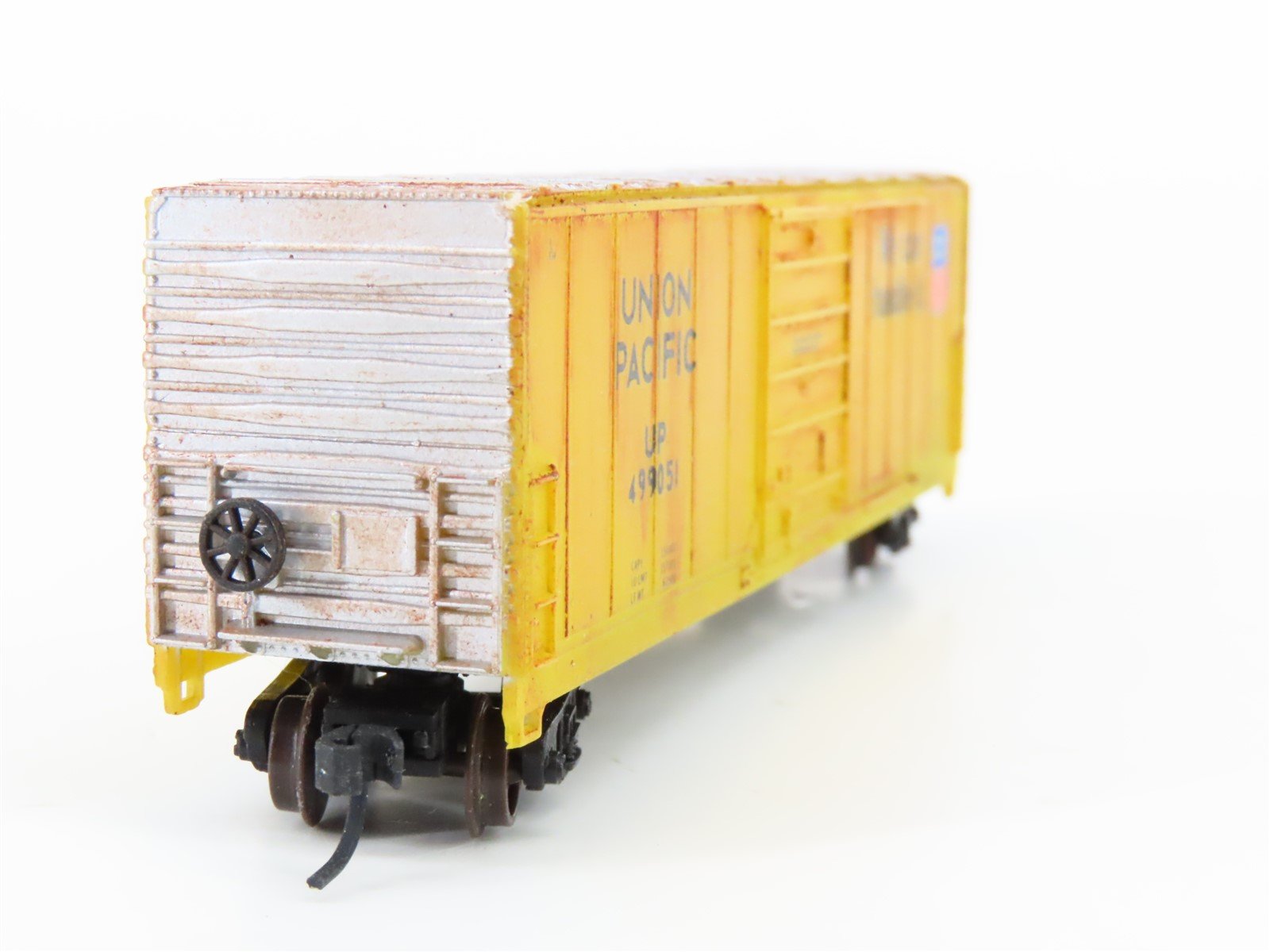 N Scale Industrial Rail 7793 UP Union Pacific Box Car #499051 - Custom