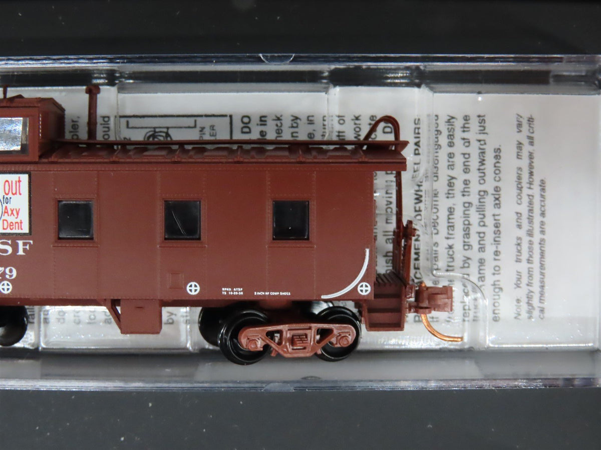 N Scale Micro-Trains MTL 10000370 ATSF Santa Fe Safety Caboose 2-Pack